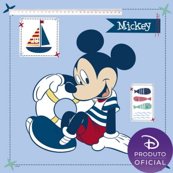 Tecido tricoline digital - painel Mickey  -  Fernando Maluhy