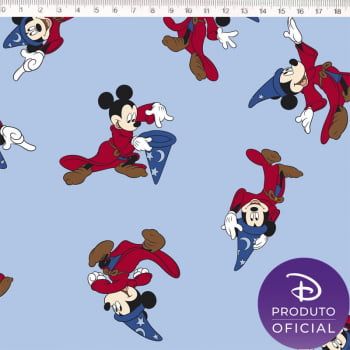 Tecido Tricoline Coleção Disney  - Composê Mickey Fantasia  -  Fernando Maluhy        