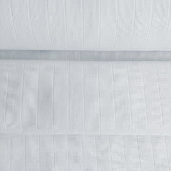 Tecido fralda - quadriculado branco tecido duplo 1,40 cm largura - Fernando Maluhy (0,50x1,40 cm) 