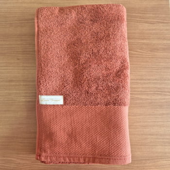 Toalha de banho - terracota - 100% algodão  - 530 gr m ³  - IC TExtil (70cm x1,40cm)    