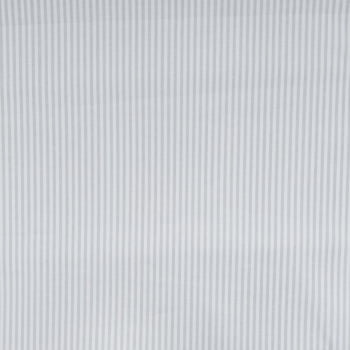 Tecido tricoline - Col. New Premium - listrado fino cinza -  Fernando Maluhy (0,50x1,50 cm)     