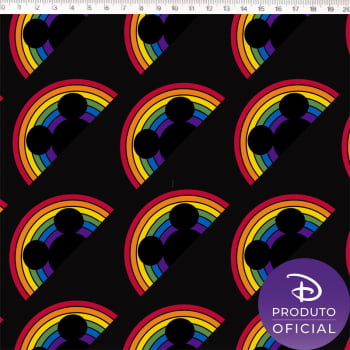 Tecido tricoline - Colecao Disney  Mickey Rainbow  - Fernando Maluhy  