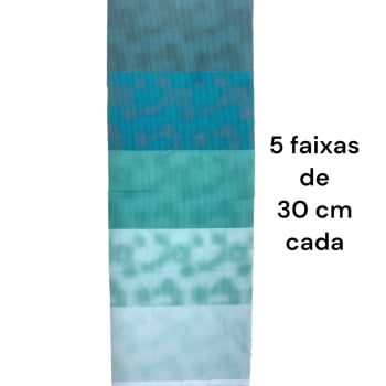 Tecido Tricoline digital - faixas de poa branco fd. verde - Col. Basics for All - Fernando Maluhy  (50x1,50 cm)                         