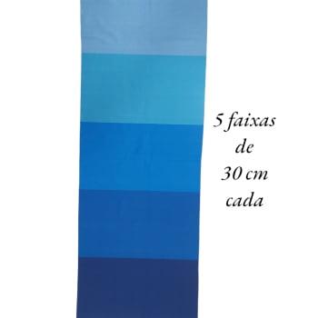 Tecido Tricoline digital - textura azul degradê - Col. Basics for All - Fernando Maluhy  (50x1,50 cm)                            
