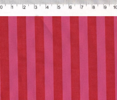 Tecido tricoline - listrado medio Tom Tom  rosa chiclete- Fernando Maluhy   (0,50x1,50cm)               