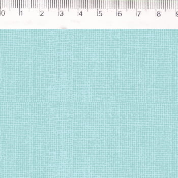 Tecido Tricoline - Textura Turqueza claro - Col. Linum - Fernando Maluhy  (50x1,50 cm)                    