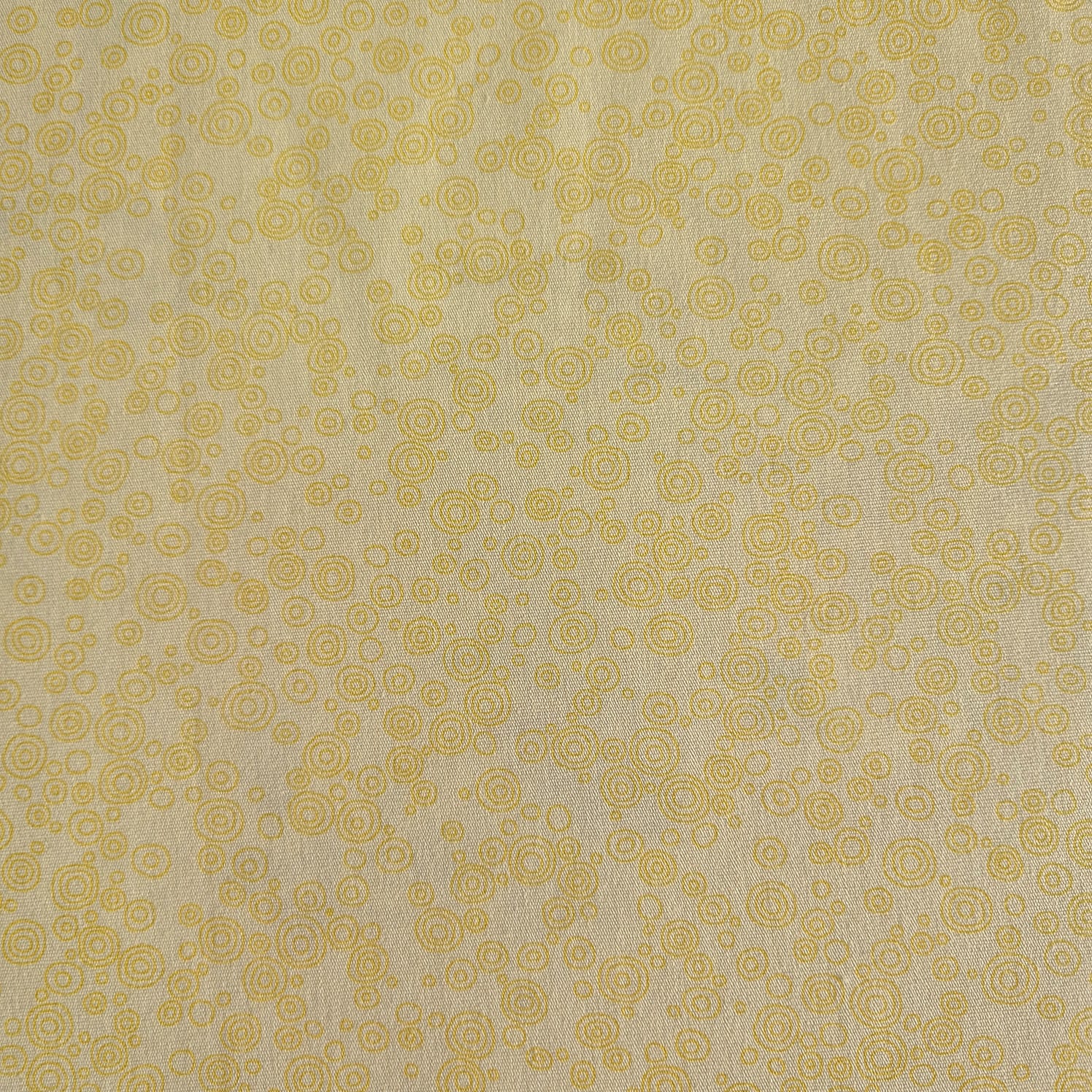 Tecido tricoline - Coleção Bubbles - Circulos amarelo - Fernando Maluhy  (50cm x 1,50cm)         