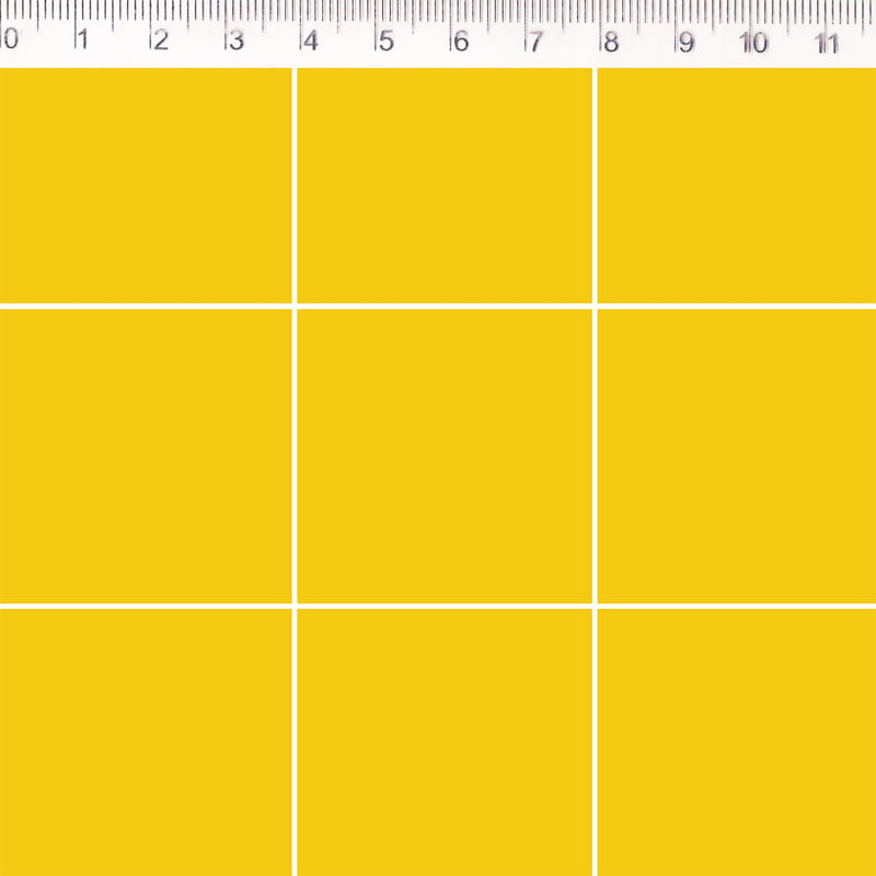 Tecido tricoline - Colecao Grid - xadrez branco fundo amarelo - Fernando Maluhy          
