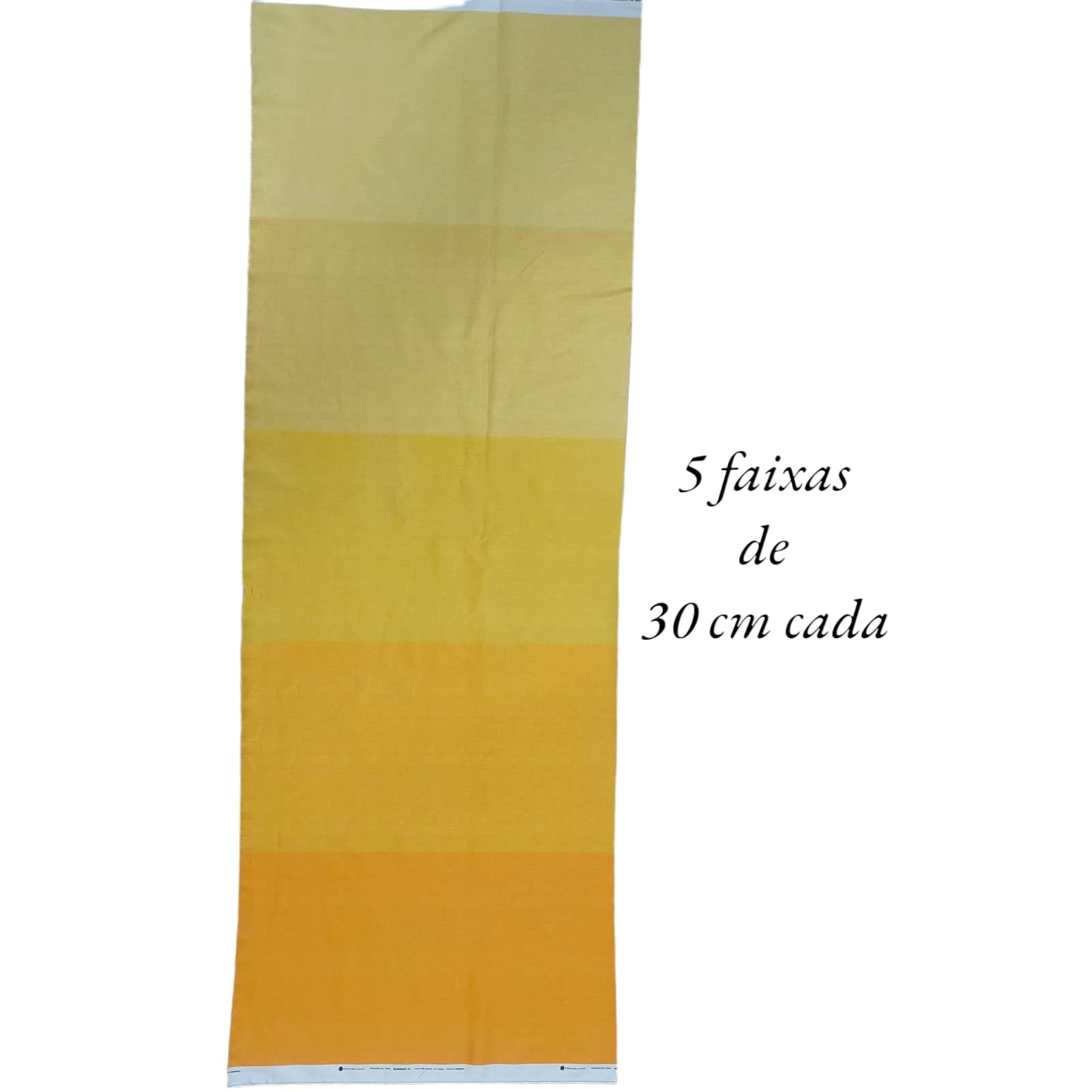 Tecido Tricoline digital - textura amarelo degradê - Col. Basics for All - Fernando Maluhy  (50x1,50 cm)                          