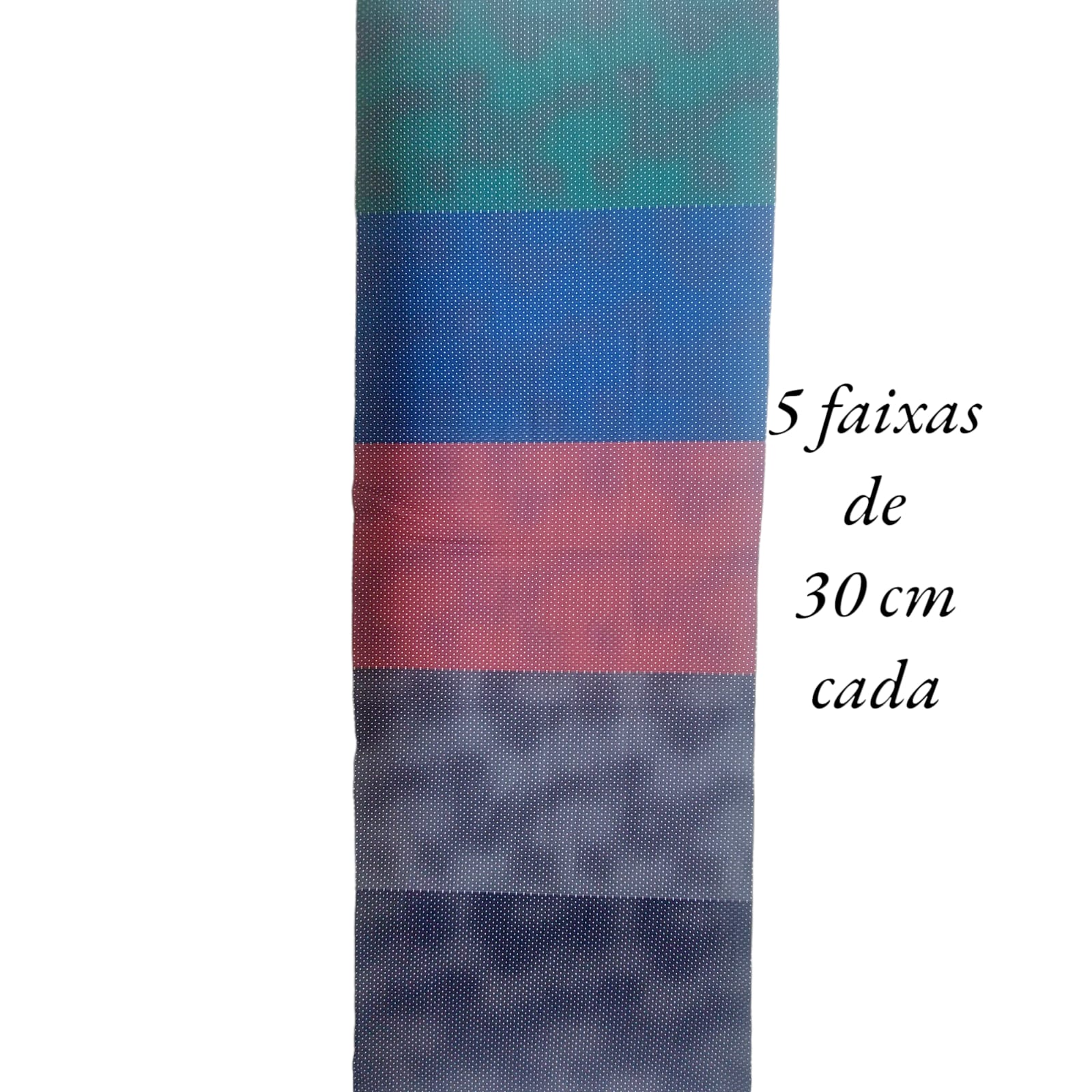 Tecido Tricoline digital - faixas de poa tons variados - Col. Basics for All - Fernando Maluhy  (50x1,50 cm)                         