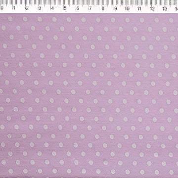 Tecido Tricoline - Poa branco fd. rosa - Fernando Maluhy  (50x1,50 cm)                     